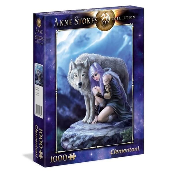 1000 bitars pussel: Anne Stokes: Unikt vingskydd Unik färg