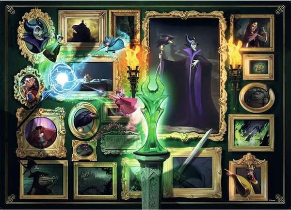 Disney Villainous 1000 bitars pussel - Maleficent Ravensburger - Disney Villainous Collection - från 14 år och uppåt