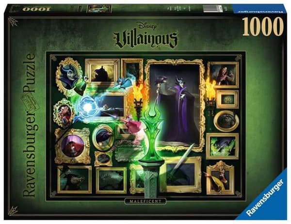Disney Villainous 1000 bitars pussel - Maleficent Ravensburger - Disney Villainous Collection - från 14 år och uppåt