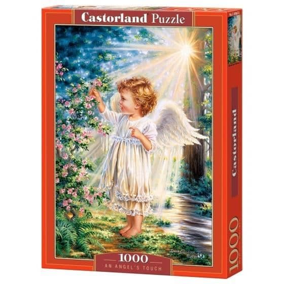 1000 bitar taktilt pussel - CASTORLAND - En ängel - Flerfärgad - Barn - Blandat