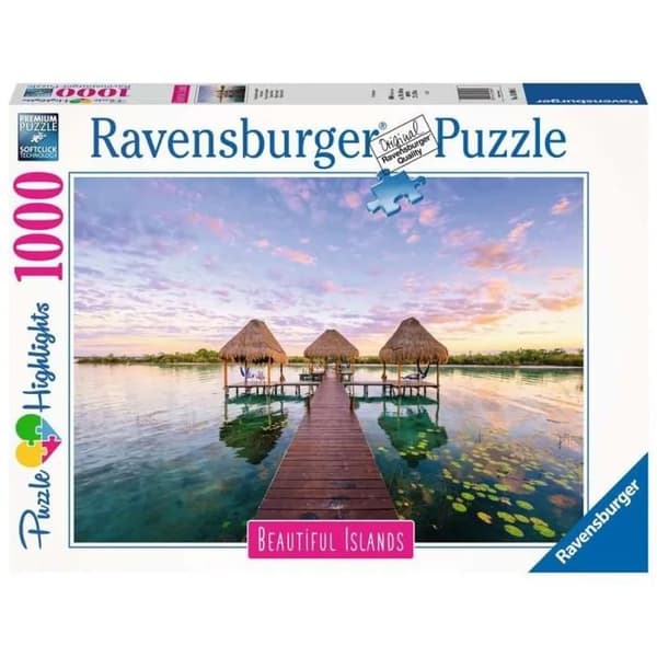 Ravensburger 1000 bitars pussel - Utsikt över tropikerna - Resor och karttema