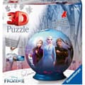 Miniatyrbild 1 av 4: Frozen 2 3D-pussel - Ravensburger - 72 numrerade bitar - Diameter 13 cm