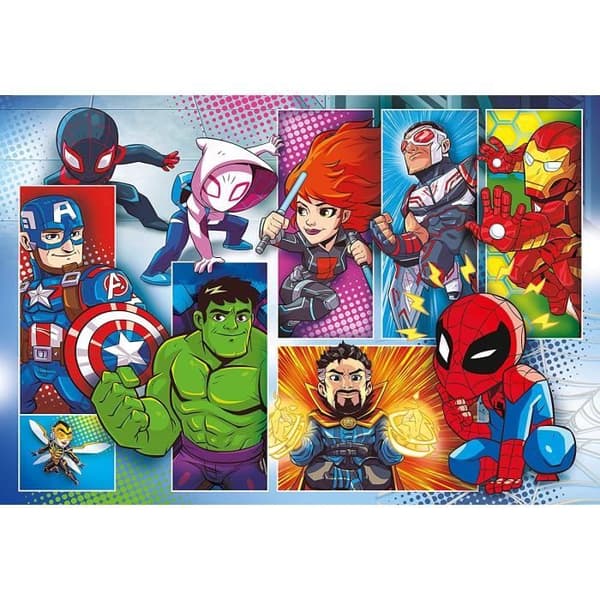Marvel Super Hero Avengers Pussel - Clementoni - 24 bitar - Flerfärgad