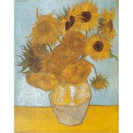 1000 bitars pussel - Van Gogh: Solrosor - DTOYS - Målningar och målningar - Gul