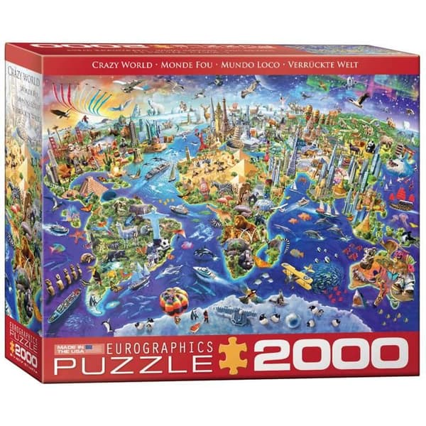 Pussel 2000 bitar: Galen värld
