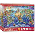Miniatyrbild 1 av 3: Pussel 2000 bitar: Galen värld