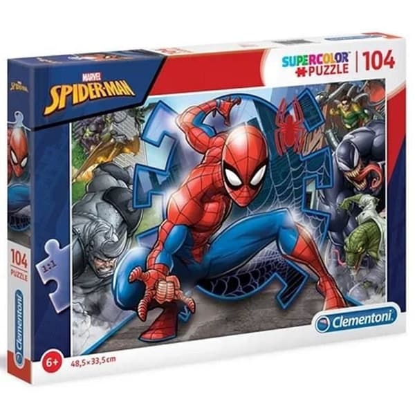 Spider-Man-pussel - CLEMENTONI - 104 bitar