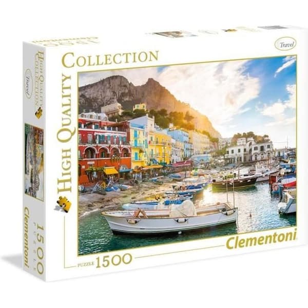 Landskaps- och naturpussel - Clementoni - Capri - 1500 bitar - Italien - Inredning