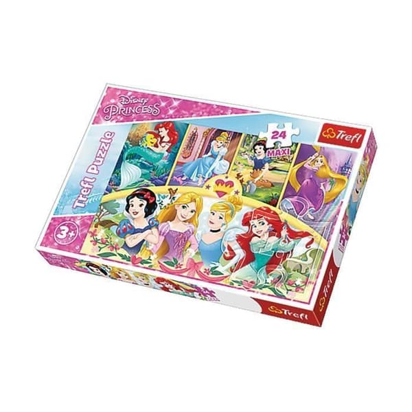 Puzzle Princesses Magic - IMAGIN - 24 bitar Maxi - Rosa - Barn - 3 år