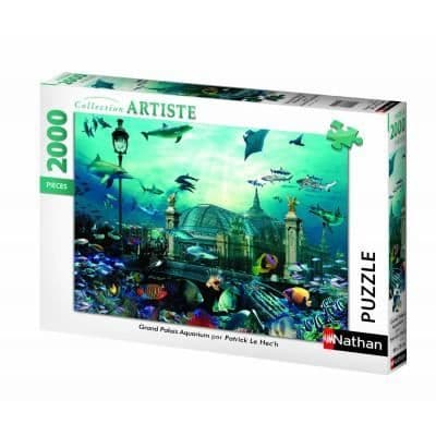 Grand Palais Aquarium Pussel - Nathan - 2000 bitar - För vuxna - Flerfärgad