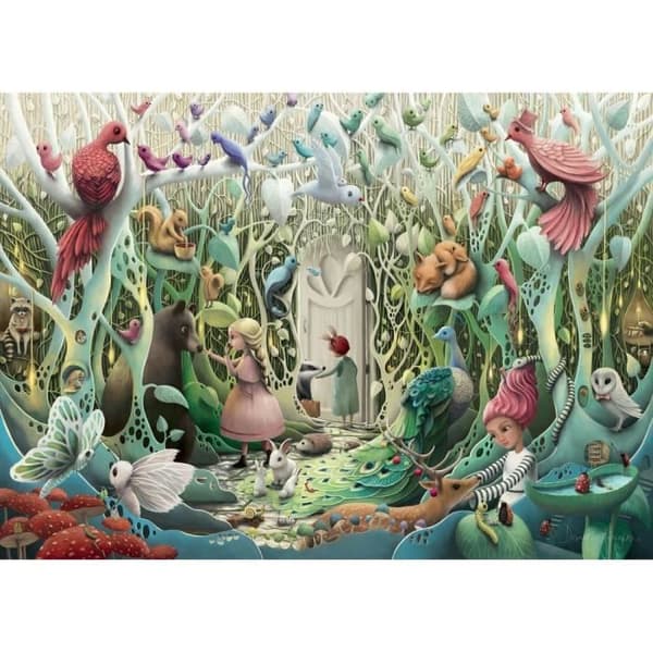 1000 bitars pussel - Ravensburger - Den hemliga trädgården - Landskap och natur - 2 års garanti