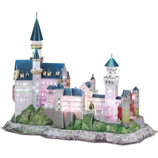 Neuschwanstein LED Edition 3D Pussel - Ravensburger - Färgskiftande LED - 3D Pussel