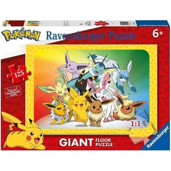 Ravensburger Pokémon Pussel - 125 bitar - Tecknade serier och serier