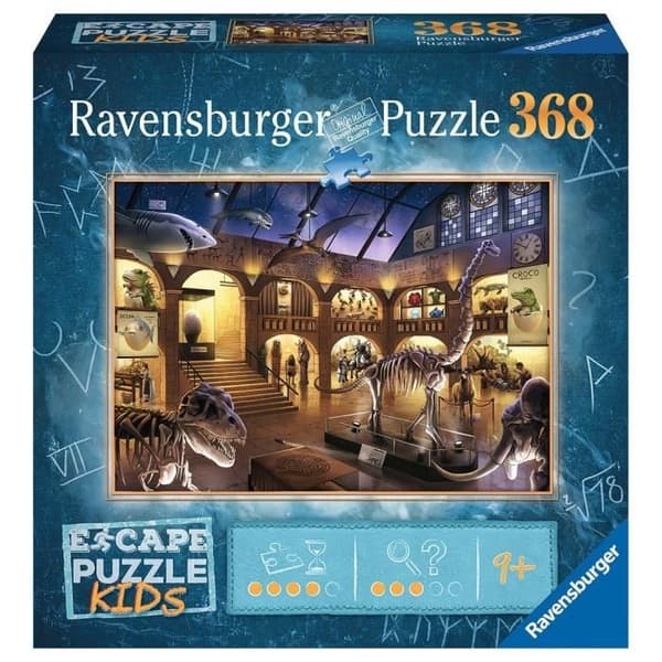 Escape puzzle Kids - En natt på museet - Ravensburger - Pussel Escape Game 368 bitar - Från 9 år