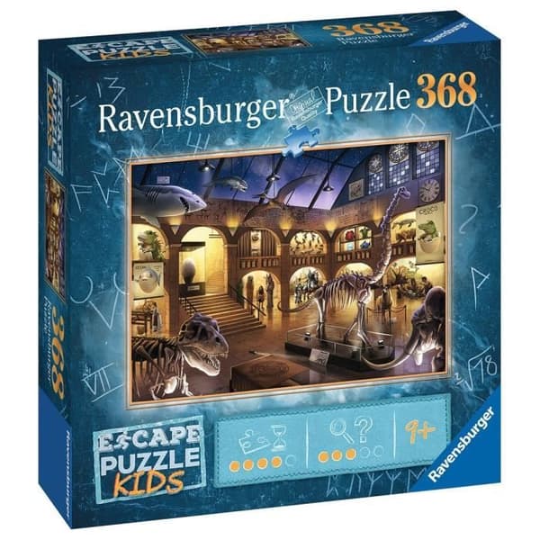 Escape puzzle Kids - En natt på museet - Ravensburger - Pussel Escape Game 368 bitar - Från 9 år
