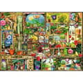 Miniatyrbild 1 av 2: 1000 bitars pussel Colin Thompson: Garden Shelf