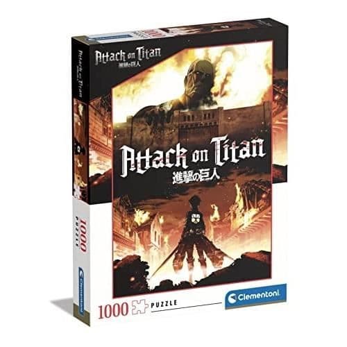 Attack on Titans Pussel - CLEMENTONI - 1000 bitar - Tecknade serier och serier - Vuxen