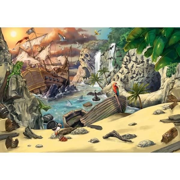 Escape Puzzle - Ravensburger - Pirate Adventure - 368 bitar - Från 9 år