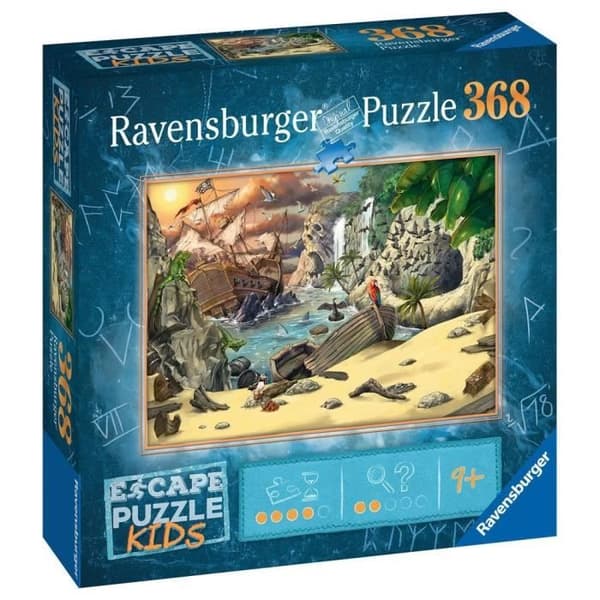 Escape Puzzle - Ravensburger - Pirate Adventure - 368 bitar - Från 9 år