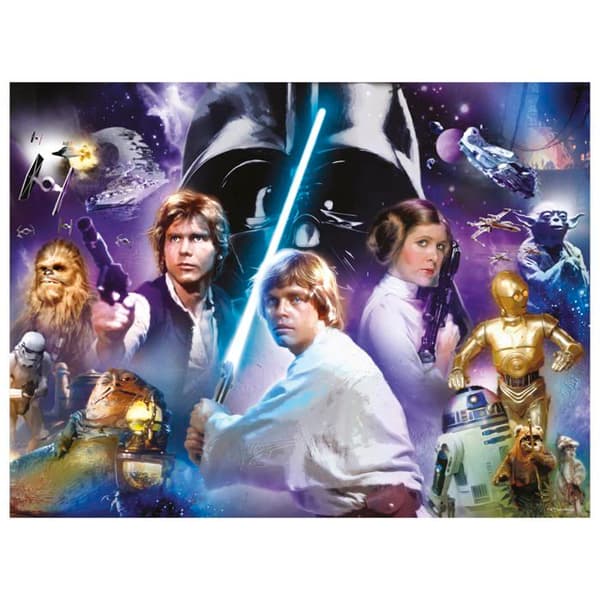 Puzzle Educa - 20052 - 500 Star Wars Classic 3D Lenticular Pussel, Varié