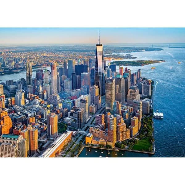 Pussel 500 bitar - Castorland - Solnedgång över Manhattan - Landskap och natur - Vuxen - Enfärgad