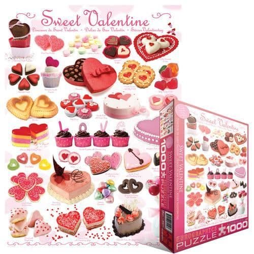 Eurographics 1000 bitars pussel - Sweet Valentine's - EUROGRAPHICS varumärke - För vuxna - Från 12 år
