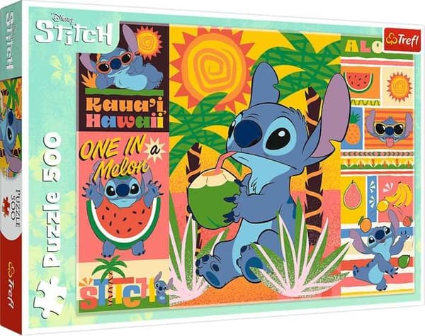 Pussel Semester med Stitch Trefl