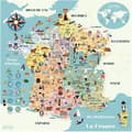 Miniatyrbild 1 av 4: VILAC Magnetic Map of France Pussel - Resor och kartor - Blandat - 5 år och äldre - Mindre än 100 bitar