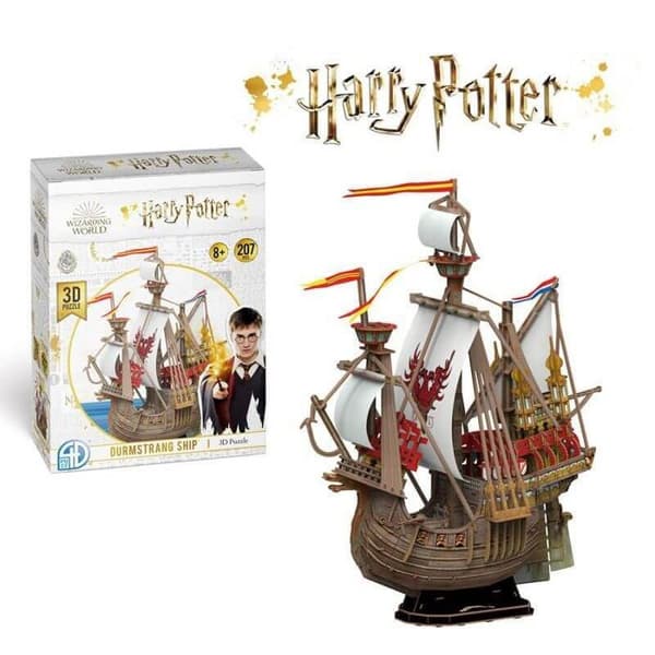Pussel 3D Harry Potter - Durmstrang-skepp - Båtmall - 207 delarna