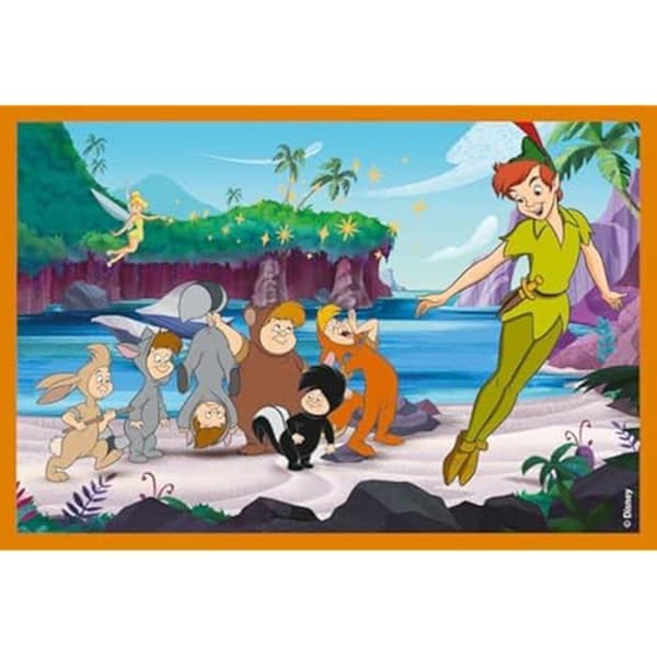 Pussel - CLEMENTONI - Disney Klassisk - 6 Kub - För Barn 2-4 År - Tillverkat i Italien