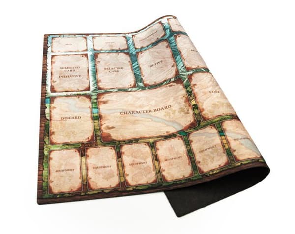 Playmats.eu - P066 - Spelmatta för Gloomhaven/Frosthaven - 47 x 33 cm - Gummimatta för brädspel