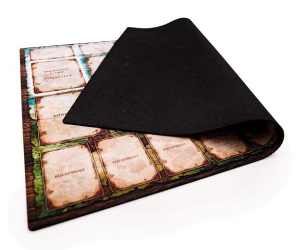 Playmats.eu - P066 - Spelmatta för Gloomhaven/Frosthaven - 47 x 33 cm - Gummimatta för brädspel