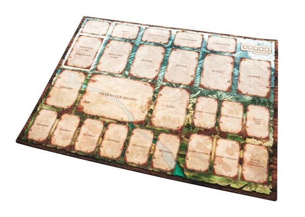 Playmats.eu - P066 - Spelmatta för Gloomhaven/Frosthaven - 47 x 33 cm - Gummimatta för brädspel