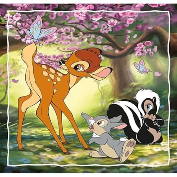 Pussel - CLEMENTONI - Supercolor - Disney Klassiker - 3x48 Bitar - Ekologisk - För Barn 5 År