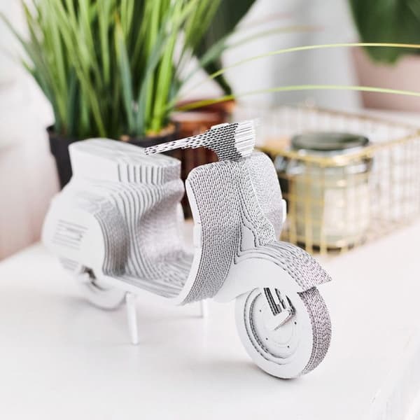Pussel 3D Scooter - Cartonic - Naturl -