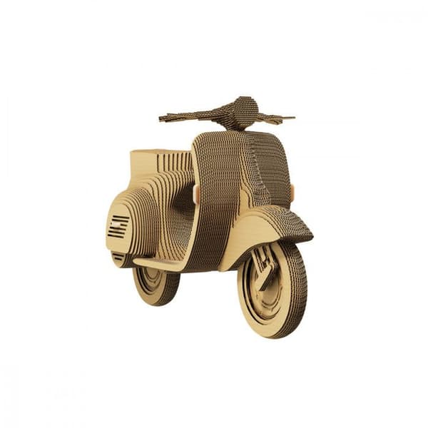 Pussel 3D Scooter - Cartonic - Naturl -