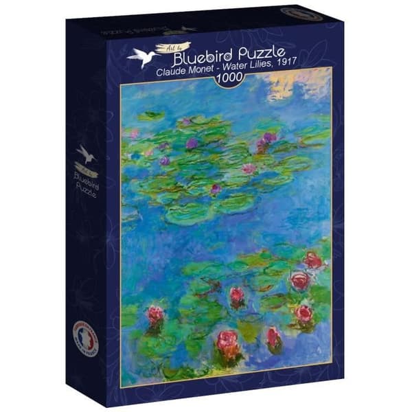 Bluebird Pussel Claude Monet - Näckrosor, 1917 - 1000 bitar