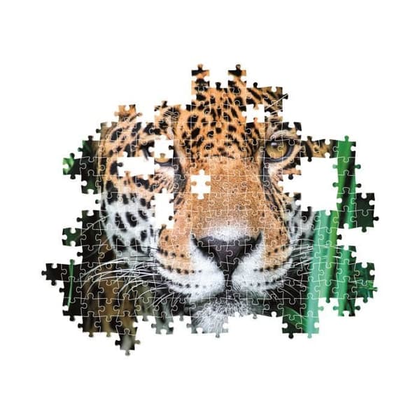 Pussel 500 bitar - CLEMENTONI - Jaguar i djungeln - Djur - Inomhus - Barn