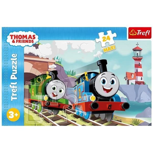 Pussel - TREFL - Thomas och hans vänner - 24 bitar - Flera färger - För barn från 3 år