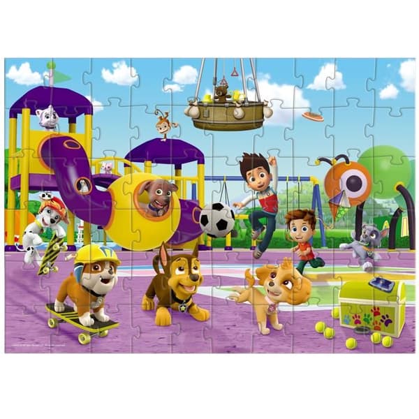Pussel Wimmel "Paw Patrol - På promenad" 60 bitar Kort med frågor 200453