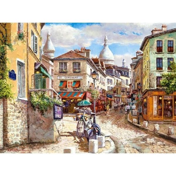 3000 bitars pussel - CASTORLAND - Montmartre Sacre Coeur - Landskap och natur - Blandat - Interiör