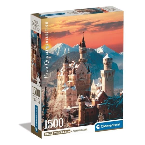 Pussel 1500 bitar: Neuschwanstein