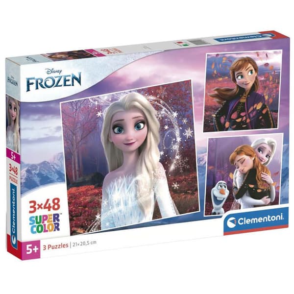 Clementoni Disney Frozen 48 bitars pussel (x3)
