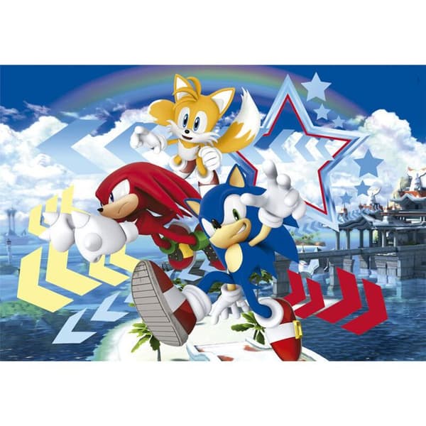 Pussel med 104 bitar Clementoni Sonic the Hedgehog