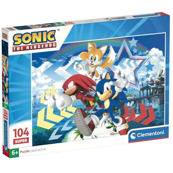 Pussel med 104 bitar Clementoni Sonic the Hedgehog