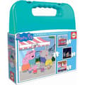 Miniatyrbild 1 av 3: Peppa Pig Progressive Puzzle - Set med 4 pussel - 12 till 25 bitar - Educa
