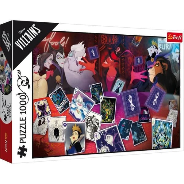 1000 bitars pussel Disney Villains - TREFL - Tecknade serier och serier - 2 års garanti