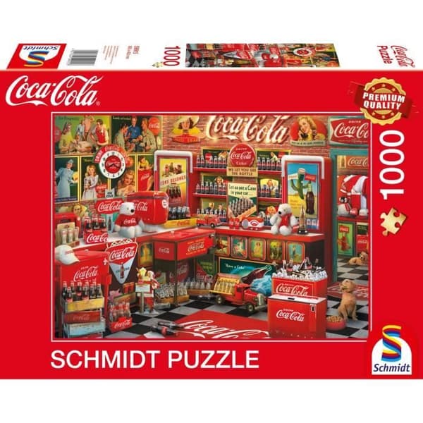 Coca Cola Nostalgia Pussel 1000 bitar - SCHMIDT SPIELE