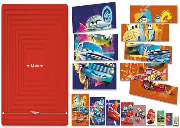 Liscianigiochi-pussel - 97784 - Progressivt pussel 9 bilar, flerfärgad
