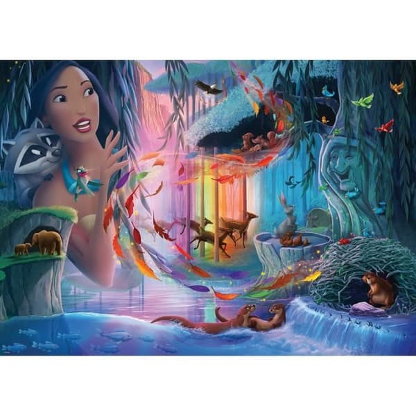 Pussel 1000 bitar Pocahontas, Disney Princesses Samling, från 14 år, Disney, 12001344, Ravensburger